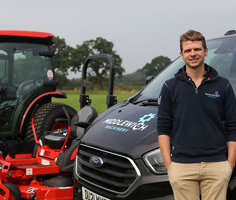 Peter hough - groundcare machinery expert and owner of middlewich machinery