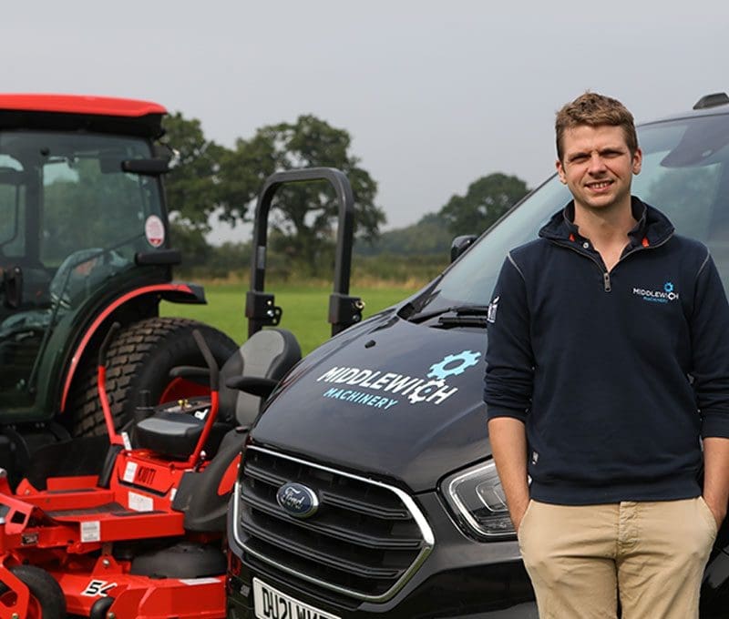 Peter hough - groundcare machinery expert and owner of middlewich machinery