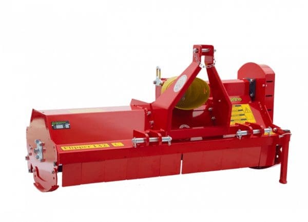 Del morino heavy duty flail mower back view