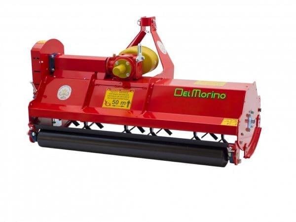 Del morino heavy duty flail mower front view