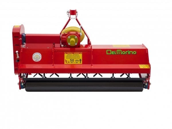 Del morino heavy duty flail mower front view