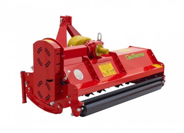 Del morino heavy duty flail mower side view