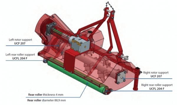 Del Morino Semi Offset Flail Mower | Middlewich Machinery Del morino fixed or semi offset flail mower