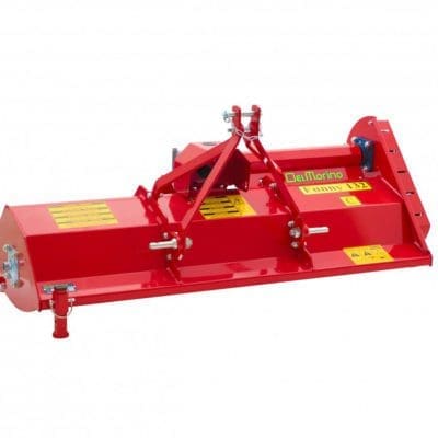 Del Morino fixed or Semi Offset Flail Mower side front view