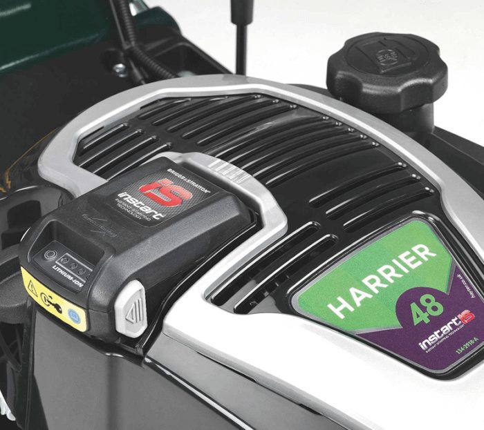 Harrier 48 Petrol Variable Speed Mower with Electric Start