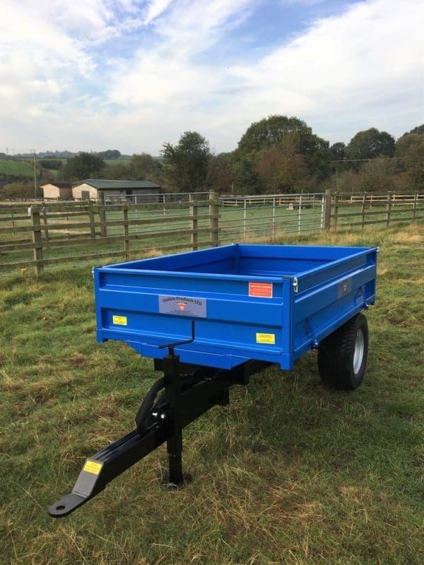 Oxdale 2 Tonne Tipping Trailer | Middlewich Machinery Oxdale tipping trailer 2. 0 tonne