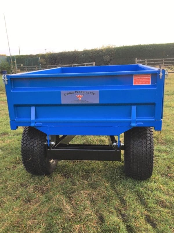 Oxdale 2 Tonne Tipping Trailer | Middlewich Machinery Oxdale tipping trailer 2. 0 tonne