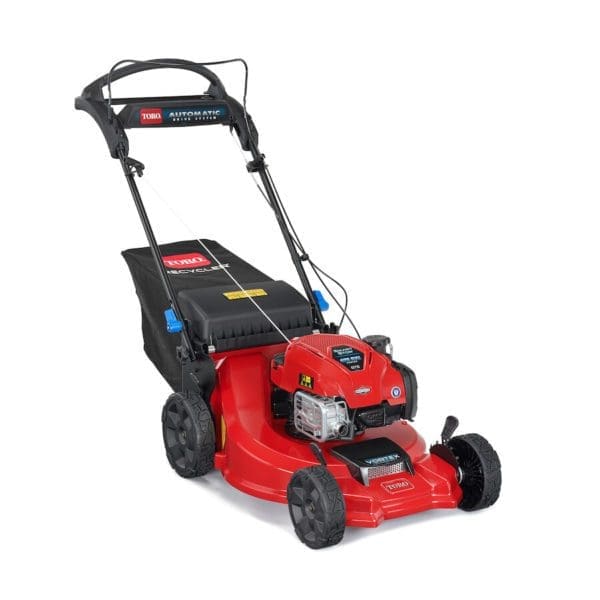 Toro Super Recycler 53Cm Self Propelled Petrol Lawn Mower - 021693 | Middlewich Machinery 21693 super recycler side view
