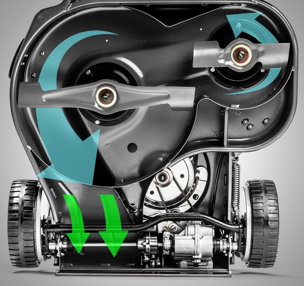 Weibang Virtue 77 Tbo Twin Blade Lawnmower | Middlewich Machinery Weibang virtue 77 tbo twin blade lawnmower - image 15