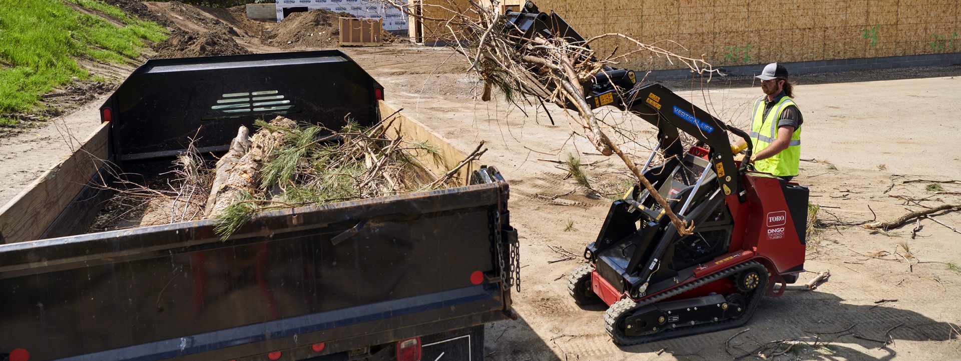 Landscaping Equipment In Cheshire | Middlewich Machinery A landscaping equipment named toro dingo