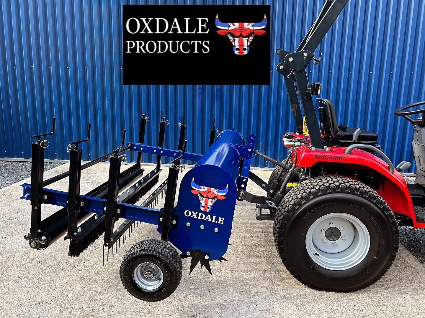 Oxdale Combination Turf Groomer | Middlewich Machinery Oxdale combination turf groomer